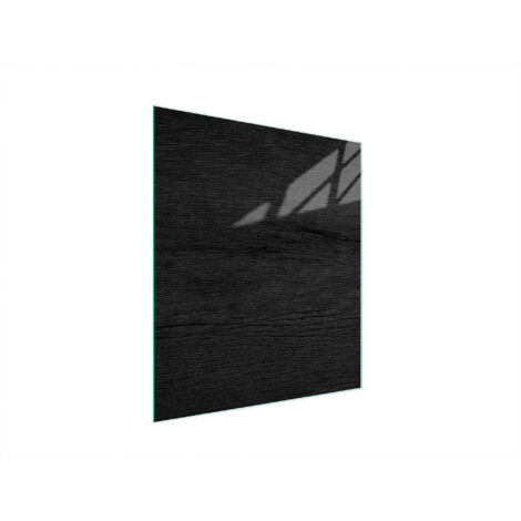 Glasschneidebrett 45x52 Schwarz