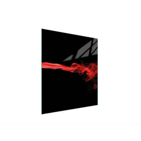 Glasschneidebrett 45x52 Schwarz