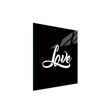 Glasschneidebrett 45x52 Schwarz