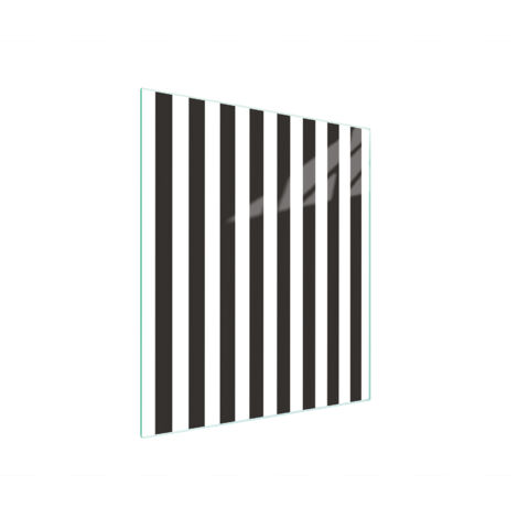 Glasschneidebrett 45x52 Streifen