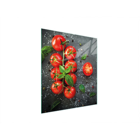 Glasschneidebrett 45x52 Tomaten