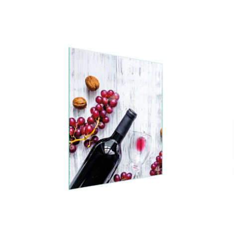 Glasschneidebrett 45x52 Trauben
