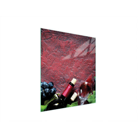 Glasschneidebrett 45x52 Wein