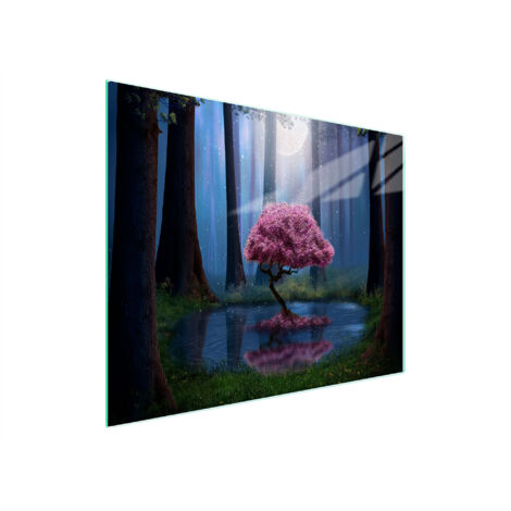 Glasschneidebrett 52x30 Baum