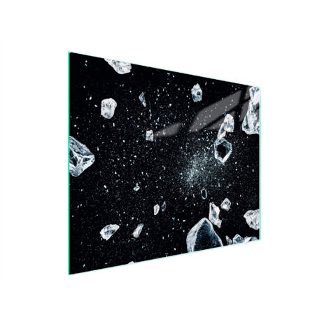 Glasschneidebrett 52x30 Eis
