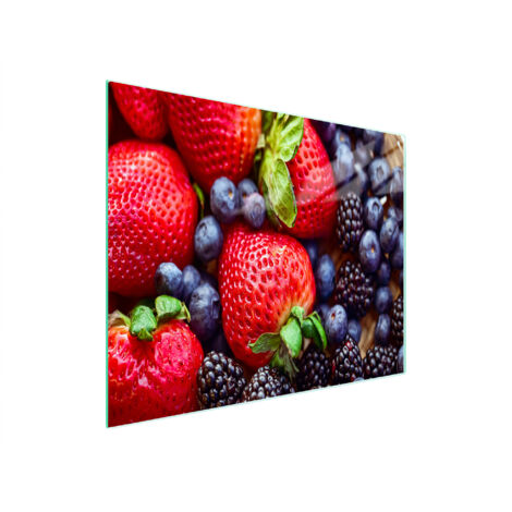 Glasschneidebrett 52x30 Erdbeeren