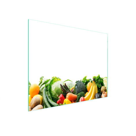 Glasschneidebrett 52x30 Gemüse