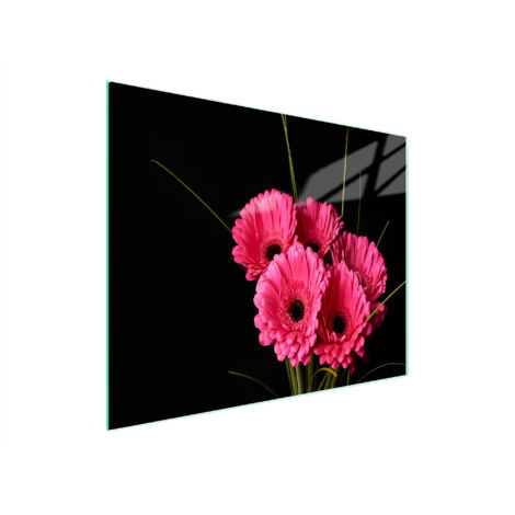 Glasschneidebrett 52x30 GERBERA