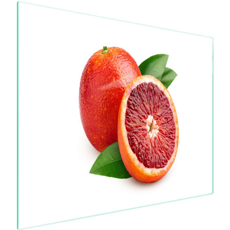 Glasschneidebrett 52x30 Grapefruit