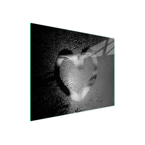 Glasschneidebrett 52x30 Herz