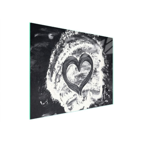 Glasschneidebrett 52x30 Herz