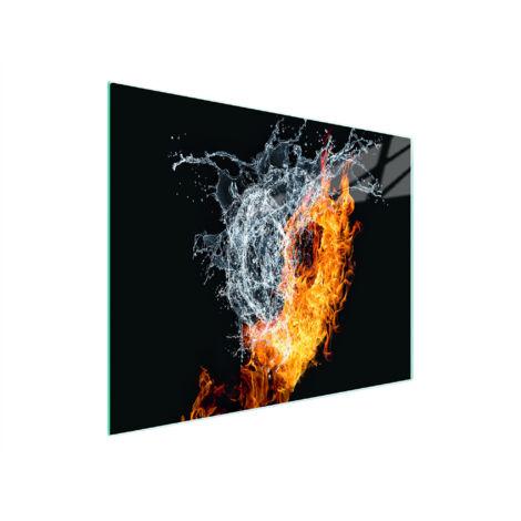 Glasschneidebrett 52x30 Herz