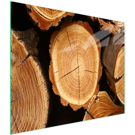 Glasschneidebrett 52x30 Holz