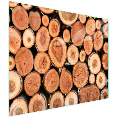 Glasschneidebrett 52x30 Holz