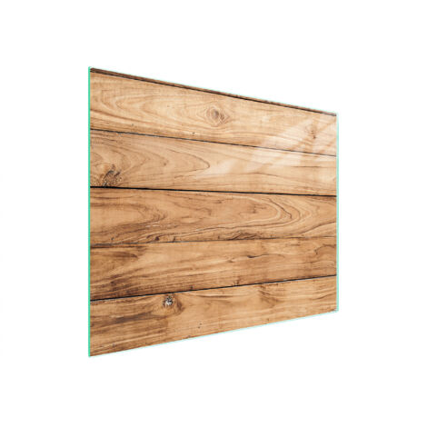 Glasschneidebrett 52x30 Holz