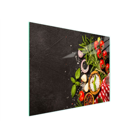 Glasschneidebrett 52x30 Lebensmittel