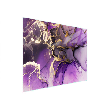 Glasschneidebrett 52x30 Lila