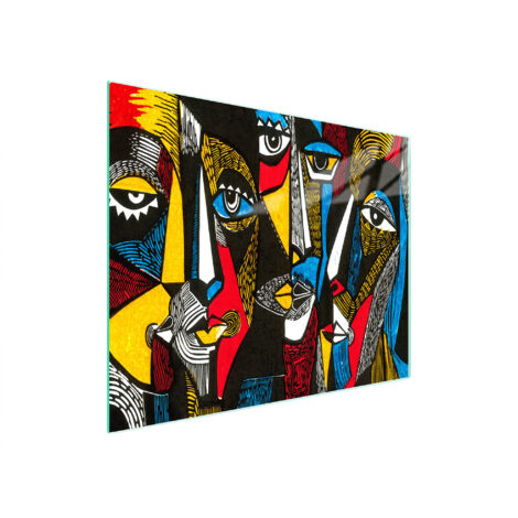 GLASSCHNEIDEBRETT 52x30 POP ART.