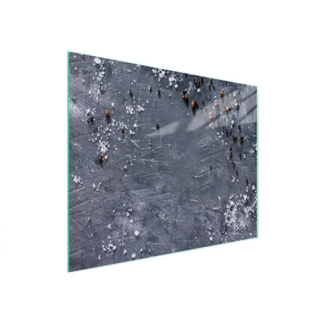 Glasschneidebrett 52x30 schiefer