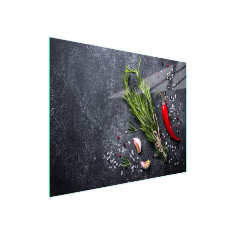 Glasschneidebrett 52x30 schiefer