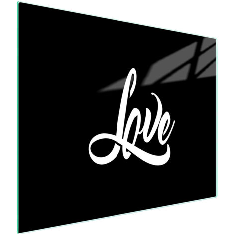 Glasschneidebrett 52x30 Schwarz