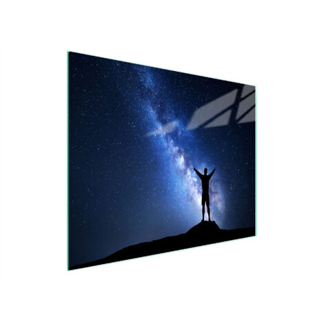 Glasschneidebrett 52x30 Sterne