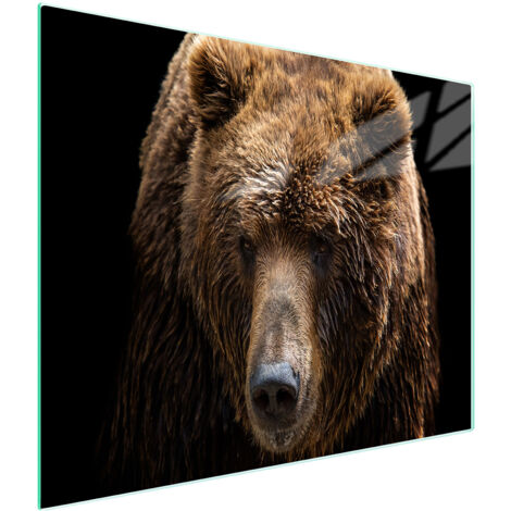 Glasschneidebrett 52x30 Teddybär