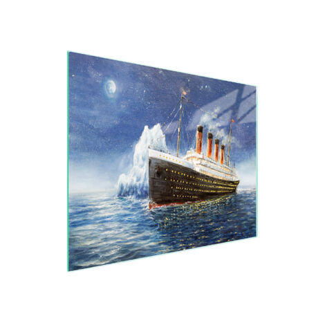 Glasschneidebrett 52x30 Titanic