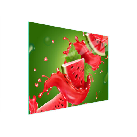 Glasschneidebrett 52x30 Wassermelone
