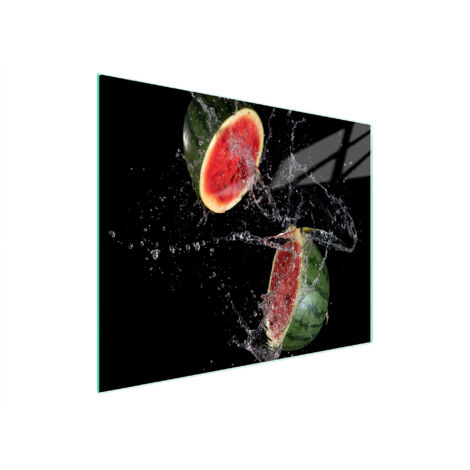 Glasschneidebrett 52x30 Wassermelone