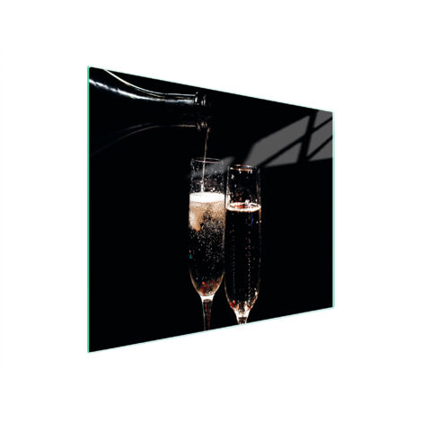 Glasschneidebrett 52x30 Wein