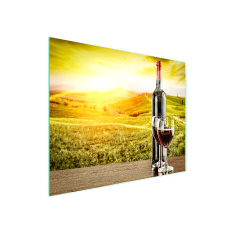 Glasschneidebrett 52x30 Wein