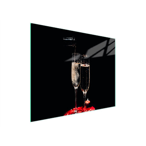 Glasschneidebrett 52x30 Wein