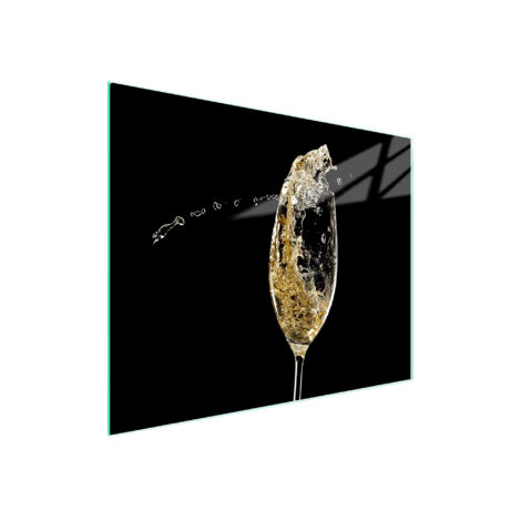 Glasschneidebrett 52x30 Wein