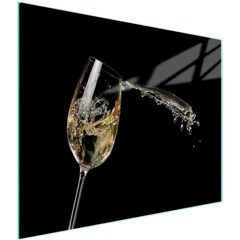 Glasschneidebrett 52x30 Wein