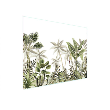 Glasschneidebrett 52x40 Blätter