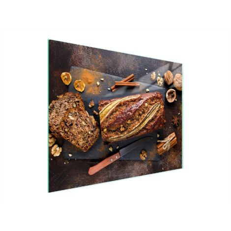 Glasschneidebrett 52x40 Brot