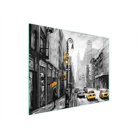 Glasschneidebrett 52x40 CITY
