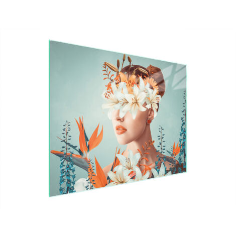 Glasschneidebrett 52x40 Frau