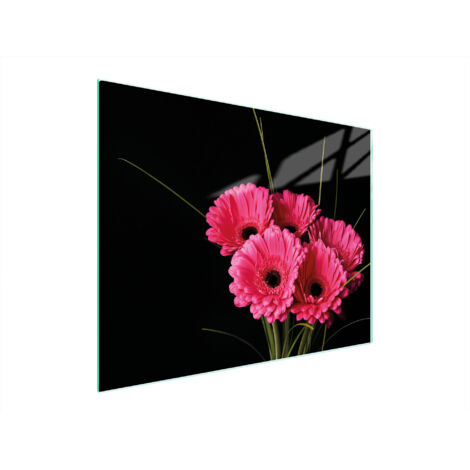 Glasschneidebrett 52x40 GERBERA