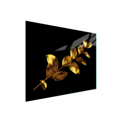 Glasschneidebrett 52x40 Gold