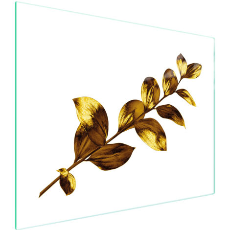 Glasschneidebrett 52x40 Gold