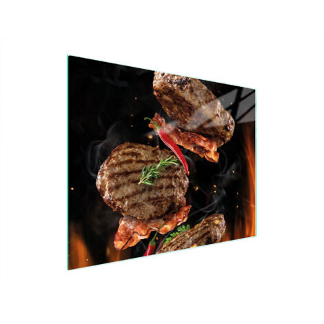 GLASSCHNEIDEBRETT 52x40 GRILL