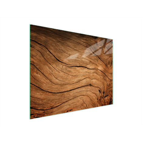 Glasschneidebrett 52x40 Holz