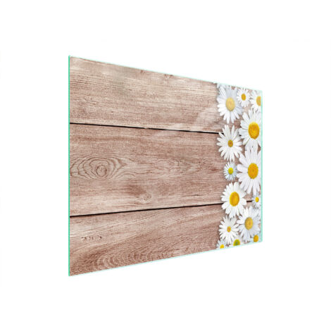 Glasschneidebrett 52x40 Holz