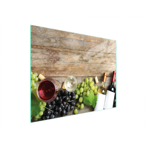 Glasschneidebrett 52x40 Holz