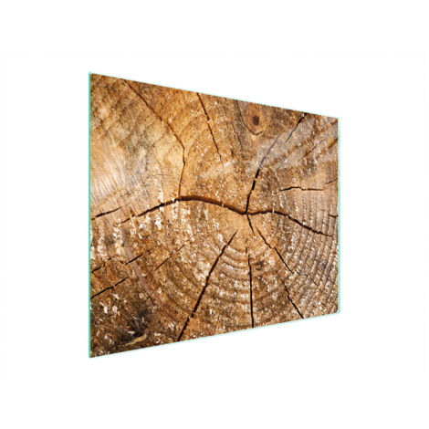 Glasschneidebrett 52x40 Holz
