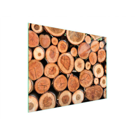 Glasschneidebrett 52x40 Holz