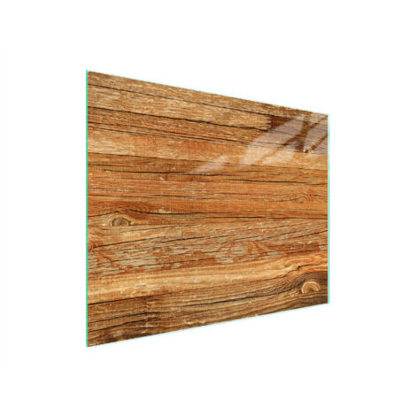 Glasschneidebrett 52x40 Holz