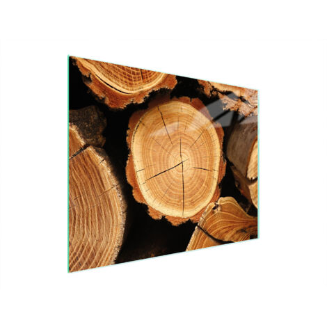 Glasschneidebrett 52x40 Holz